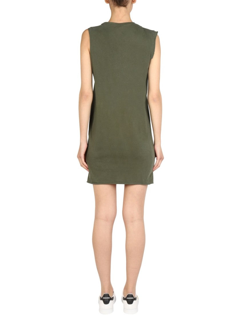 Dsquared2 Mini Round Neckline Dress