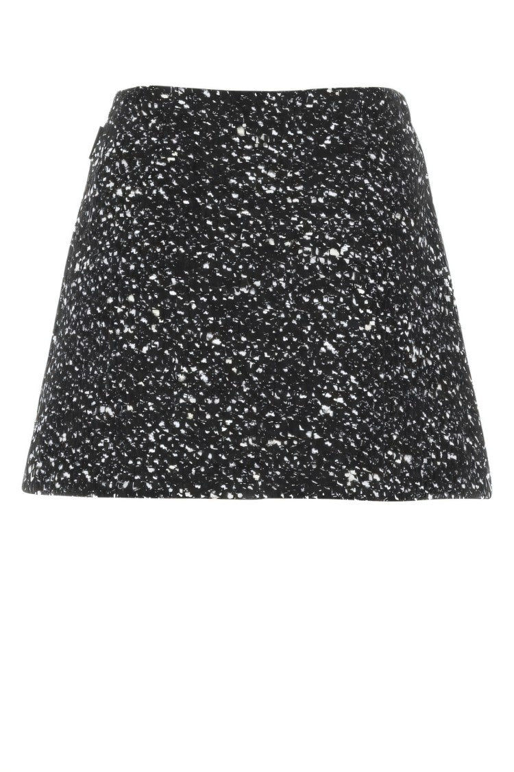 Moncler Textured Black Mini Skirt