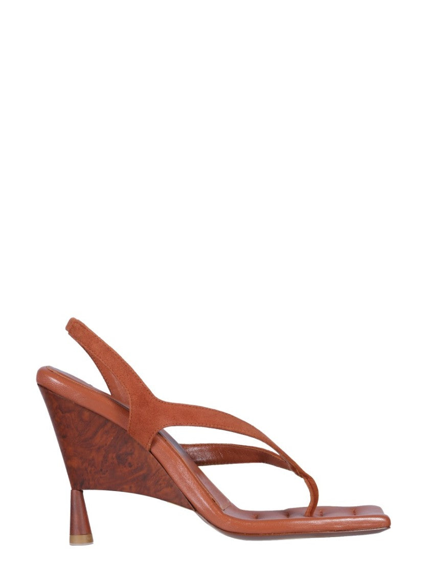 Gia Borghini Sculpted Wedge Sandal