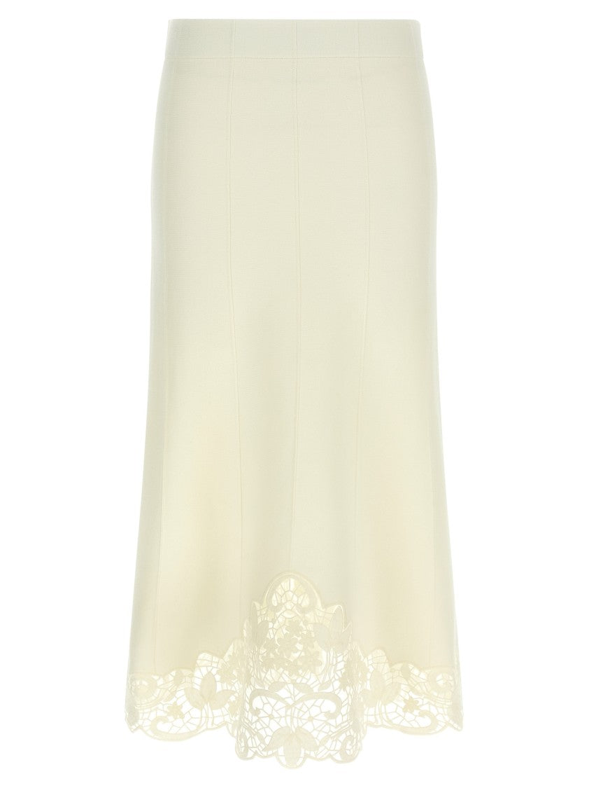 Twin-Set Organza Insert Skirt