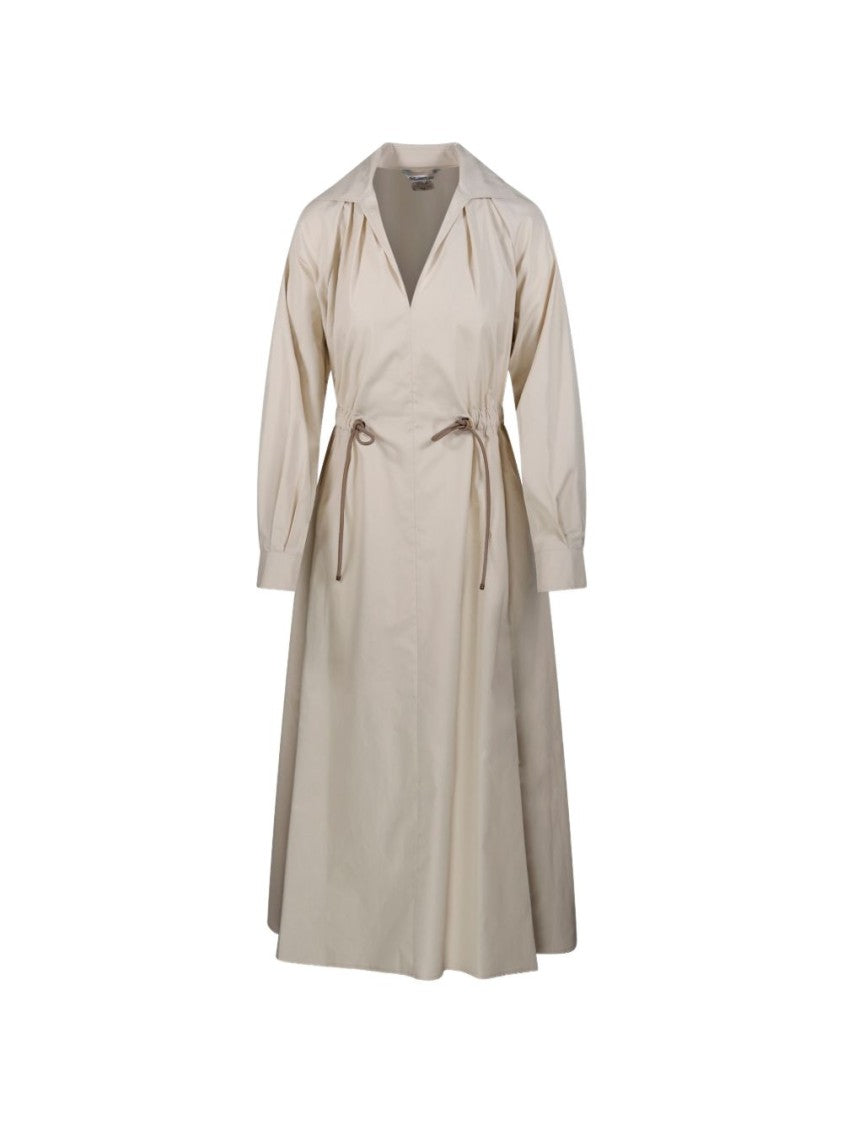 Max Mara Midi Length Dress With Flared Silhouette