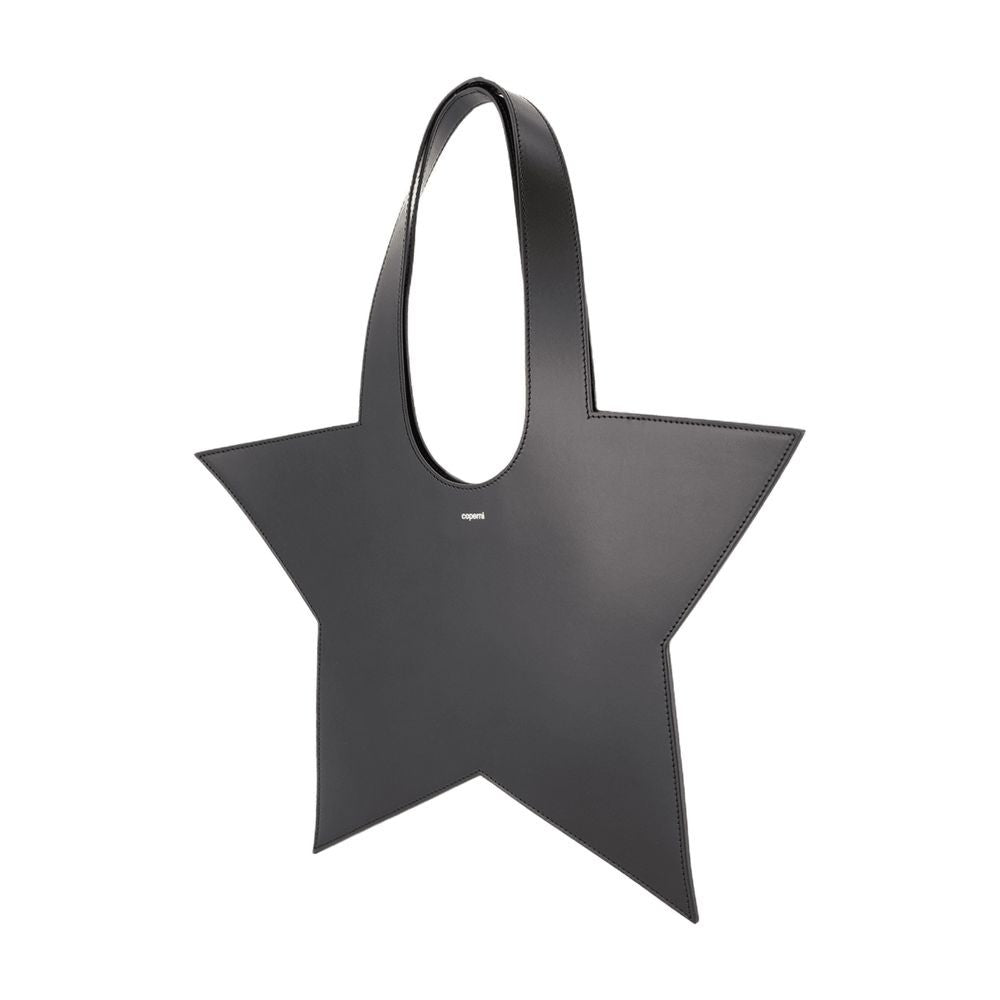 Coperni Mini Star Shopper Bag - Leather - Black