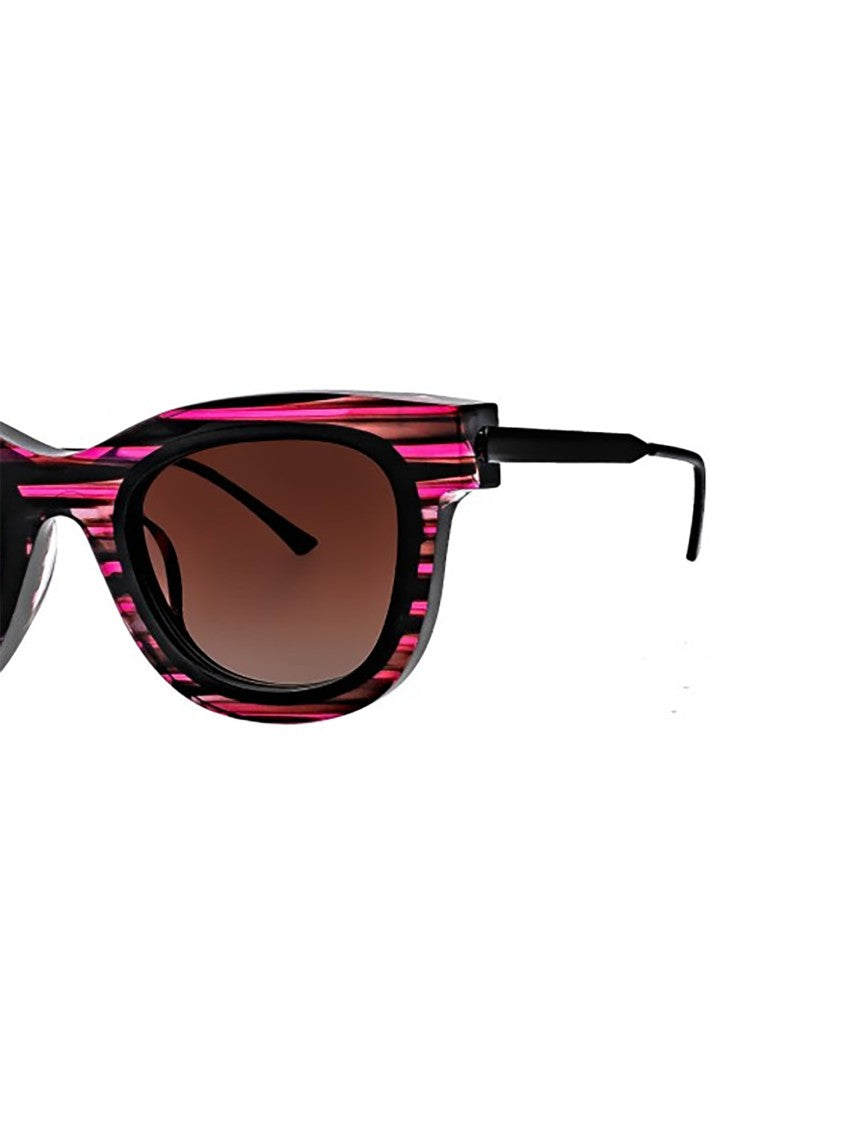 Thierry Lasry Elasty Bold Striped Rectangular Sunglasses