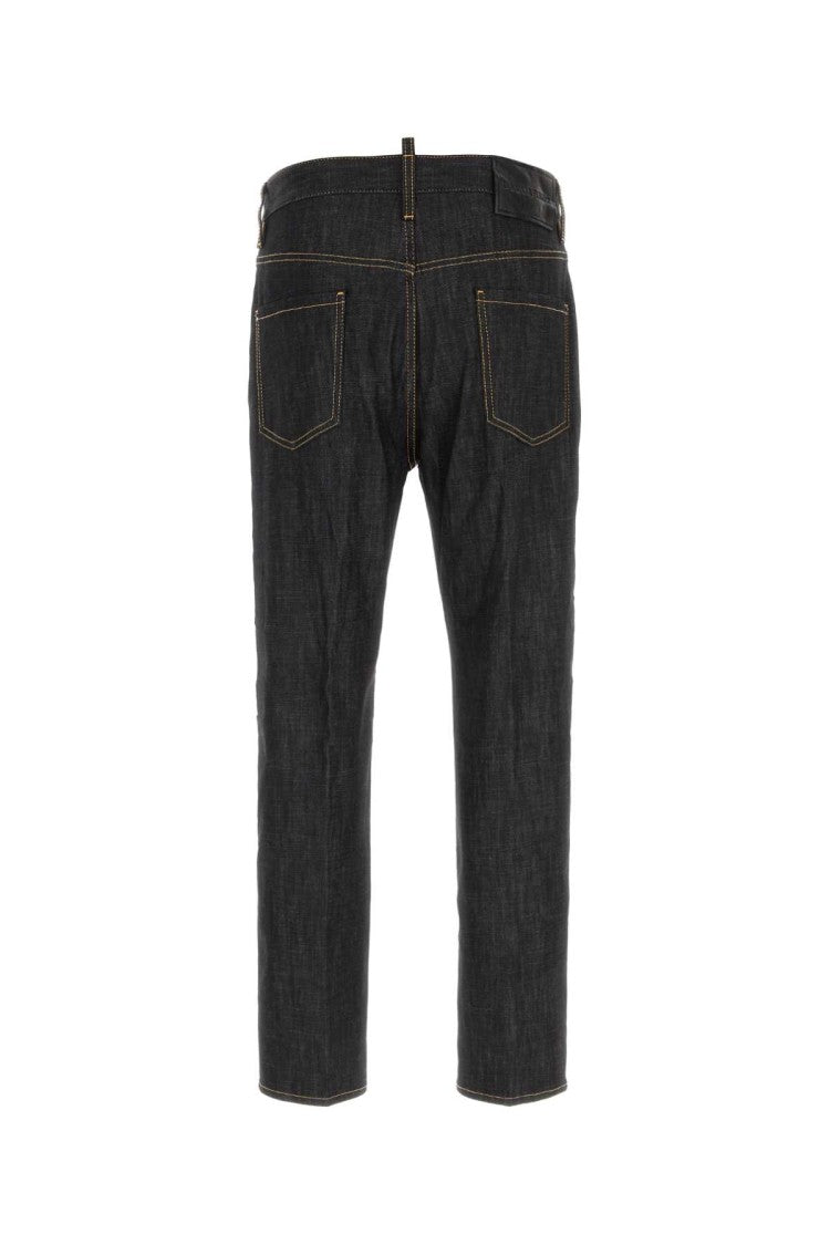 Dsquared2 Black Stretch Denim 642 Jeans
