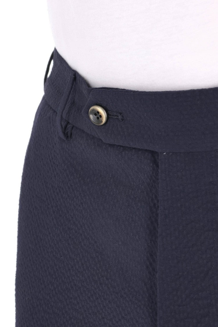 Pt Torino Slim Jogger Virgin Wool Embossed Trousers