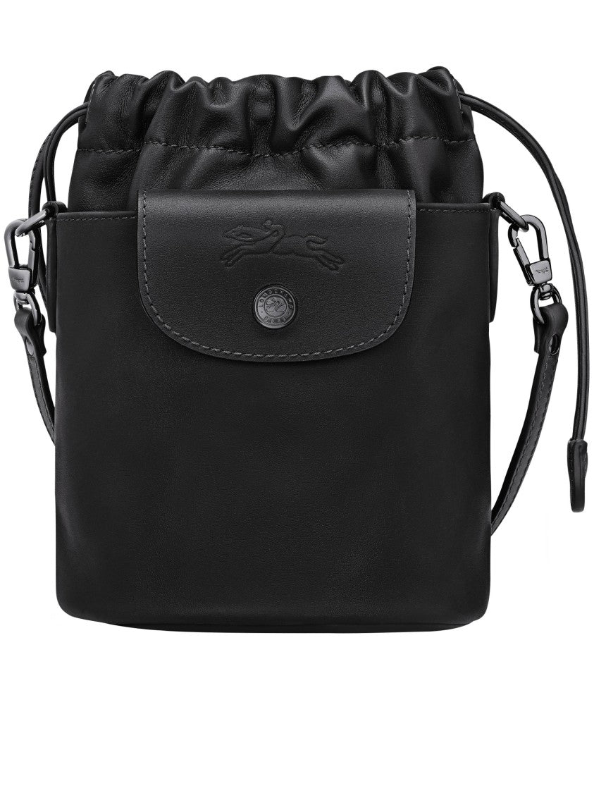 Longchamp Black Le Pliage Xtra Drawstring Crossbody Bag