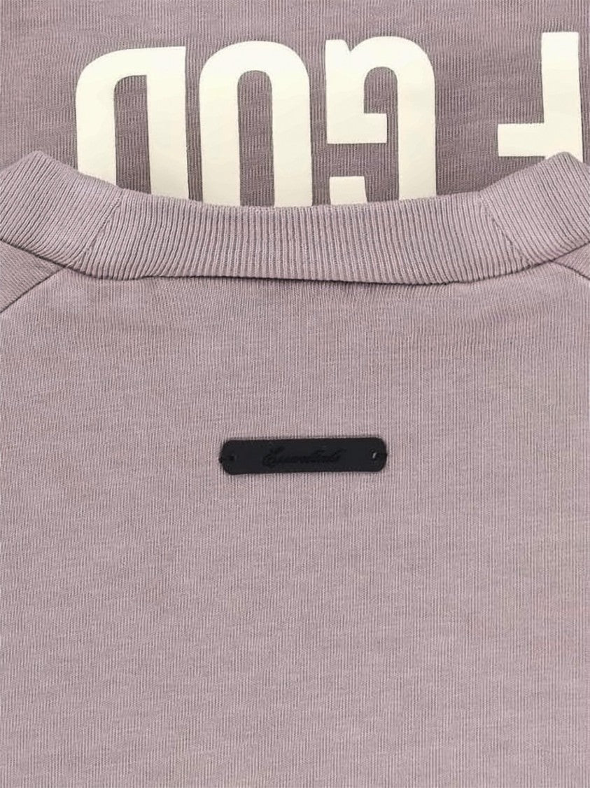 Fear Of God Cropped Short-Sleeve T-Shirt With Ribbed Crew Neckline
