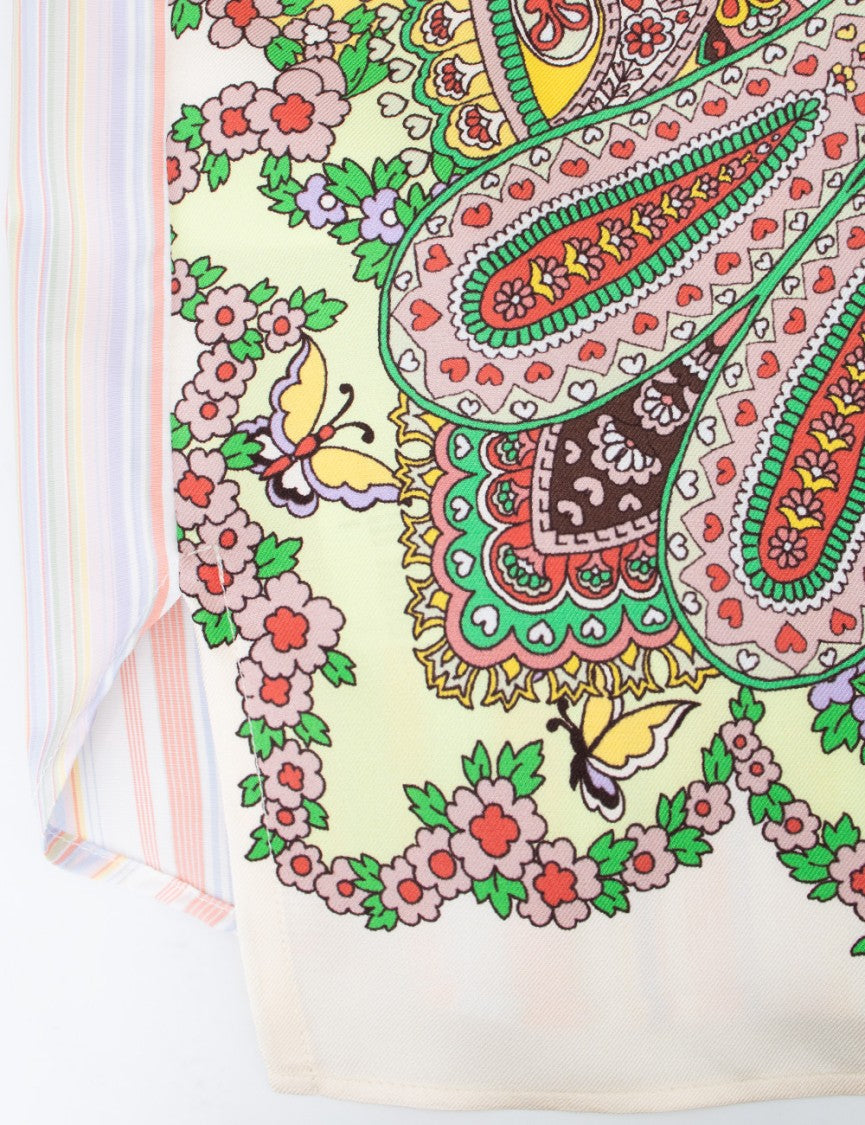 Etro Multicolor Striped Cotton Shirt