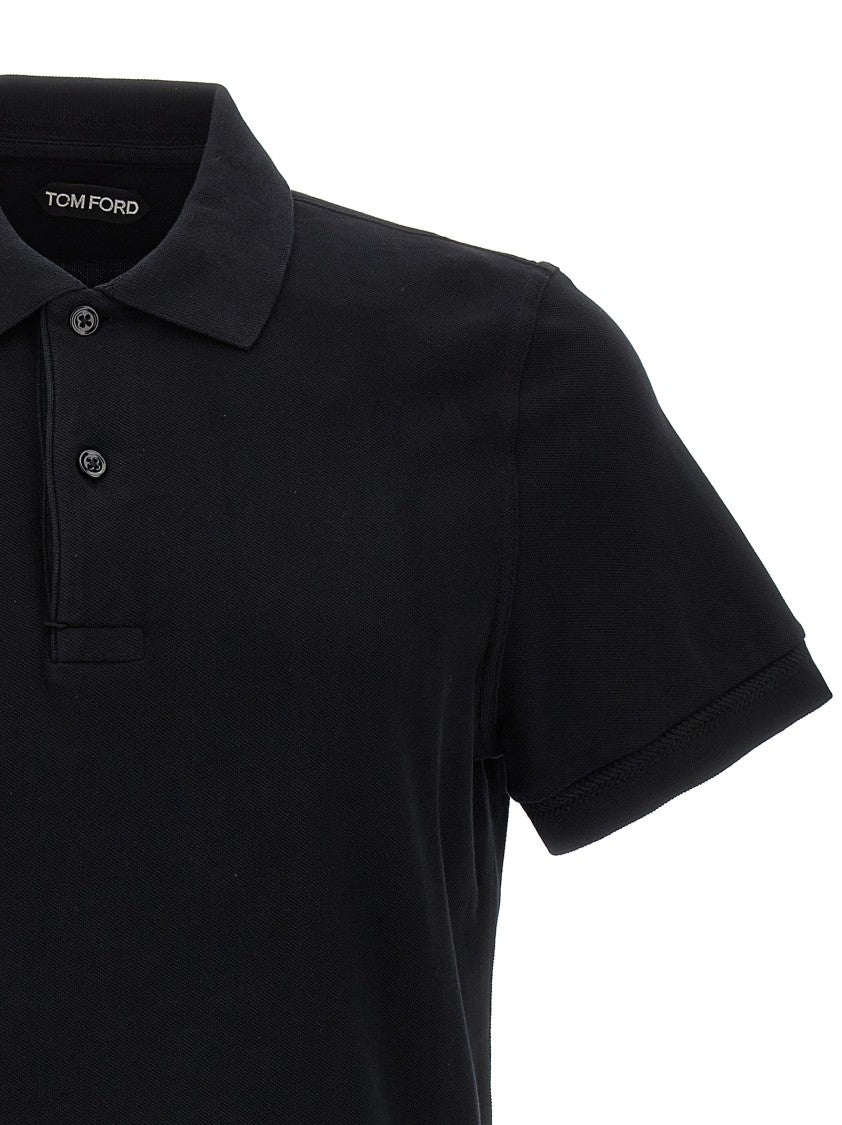 Tom Ford Logo Embroidery Polo Shirt