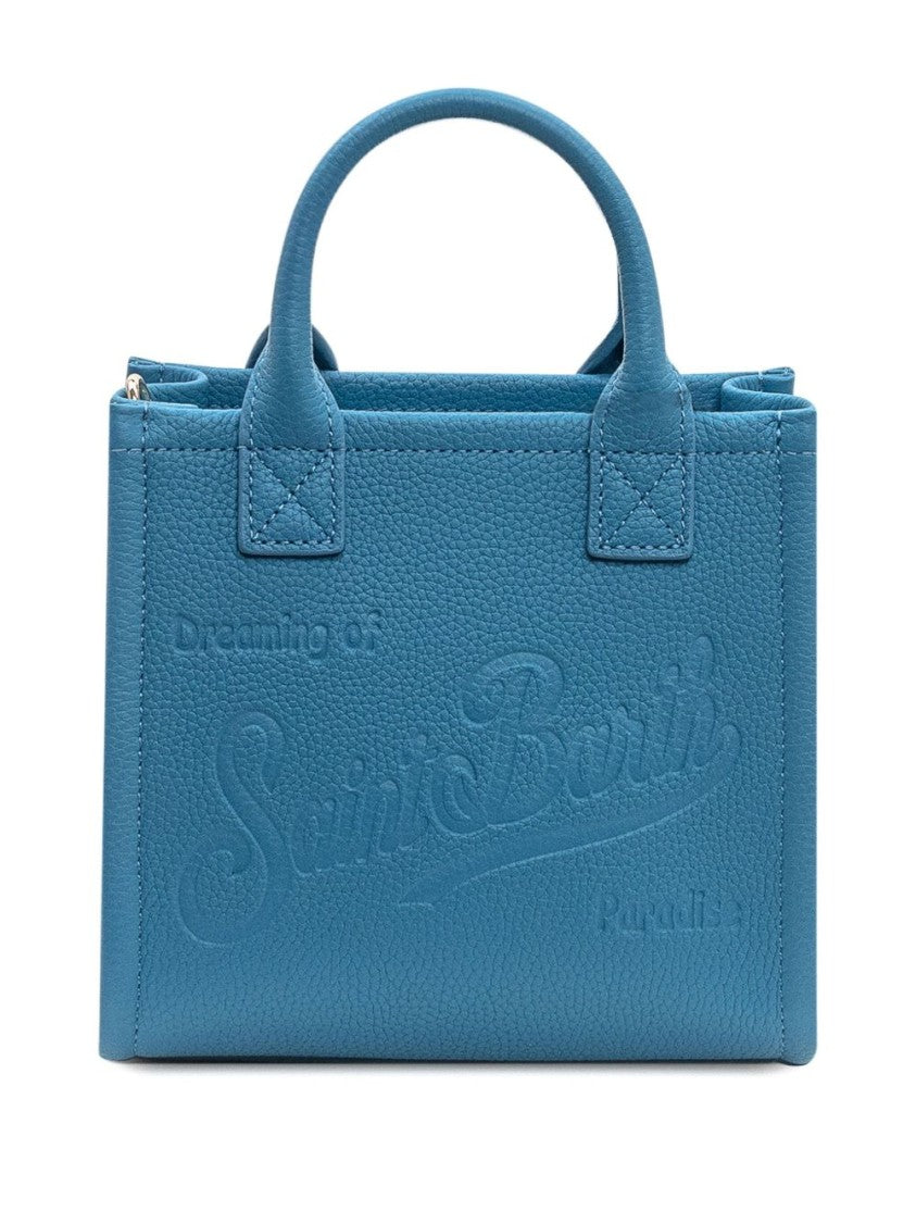 Mc2 Saint Barth Square-Shaped Mini Vanity Bag With Embossed Design