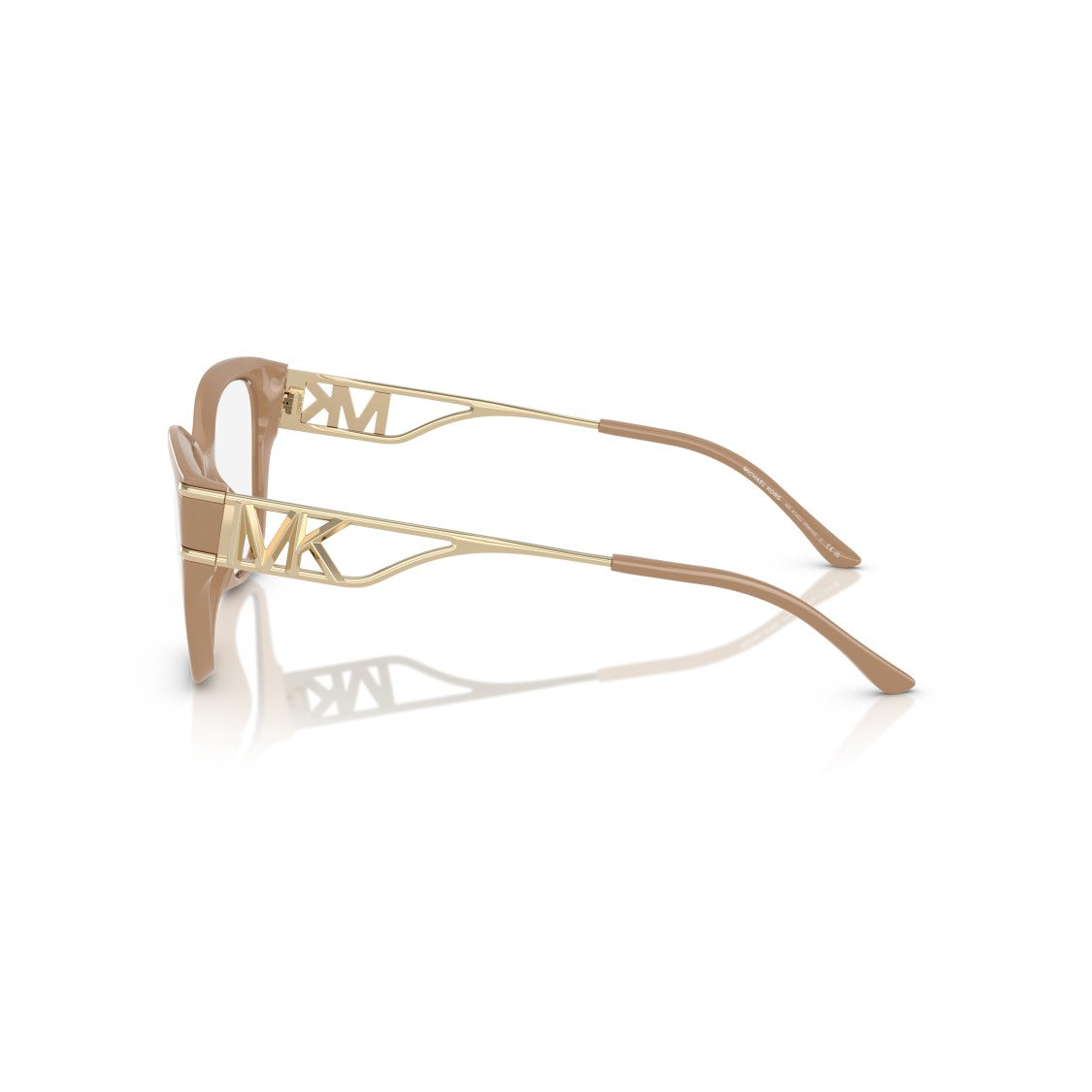 Michael Kors 0Mk4140u Bold Cat-Eye Eyeglasses With Gold-Tone Metal Arms