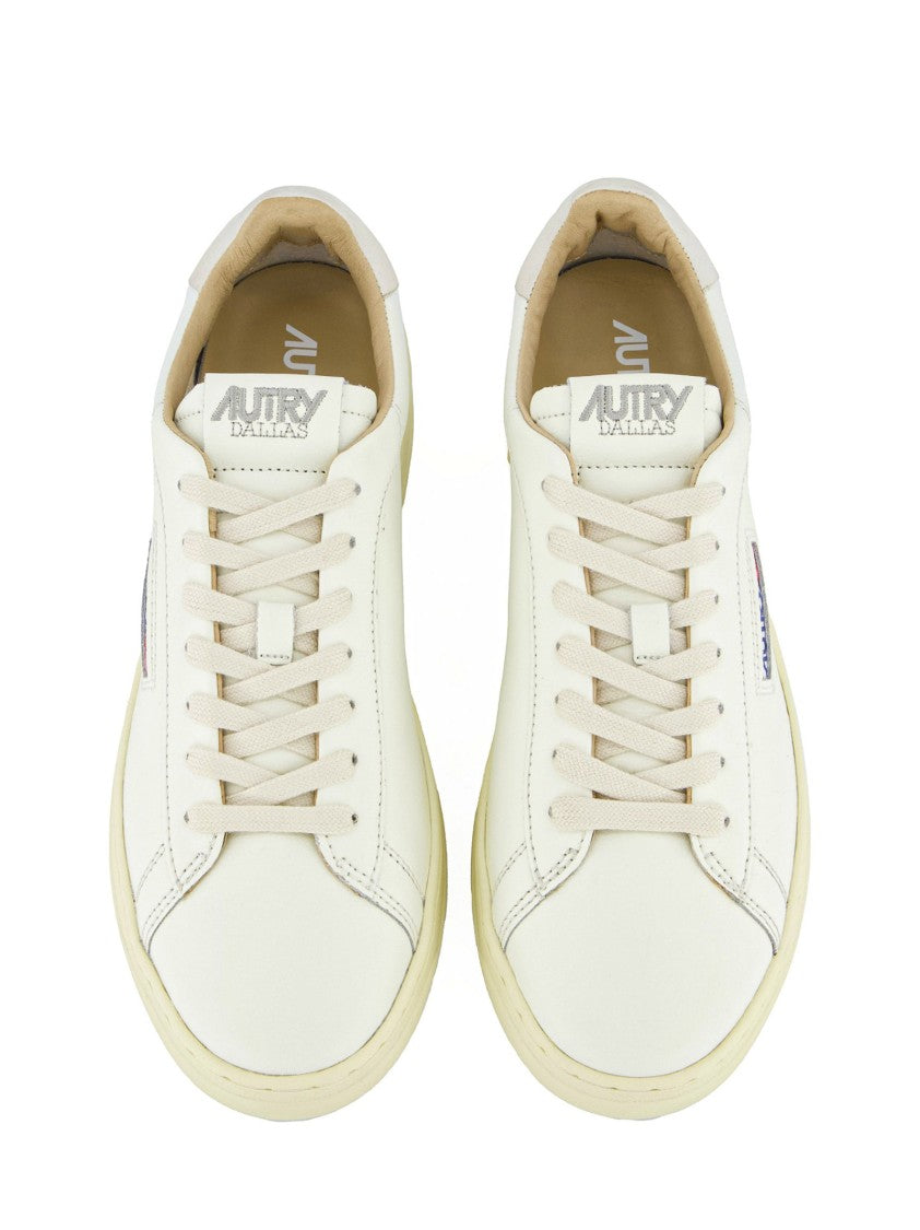 Autry White Leather Sneakers
