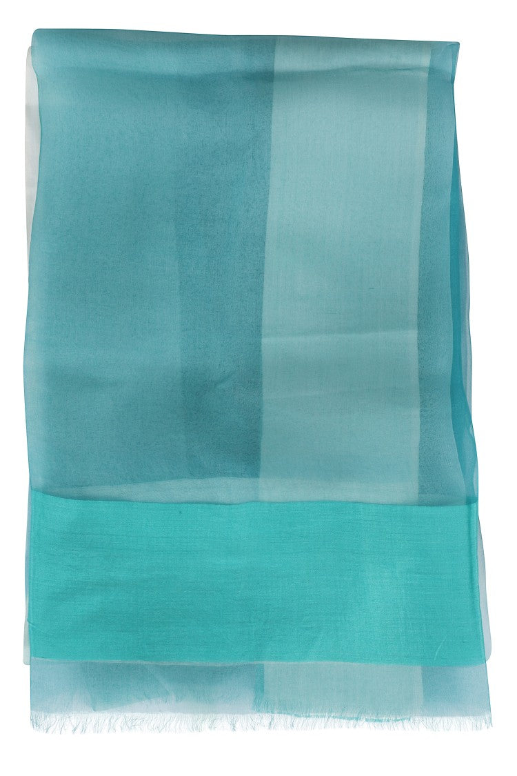 Faliero Sarti Elegant Stole - Aqua Green