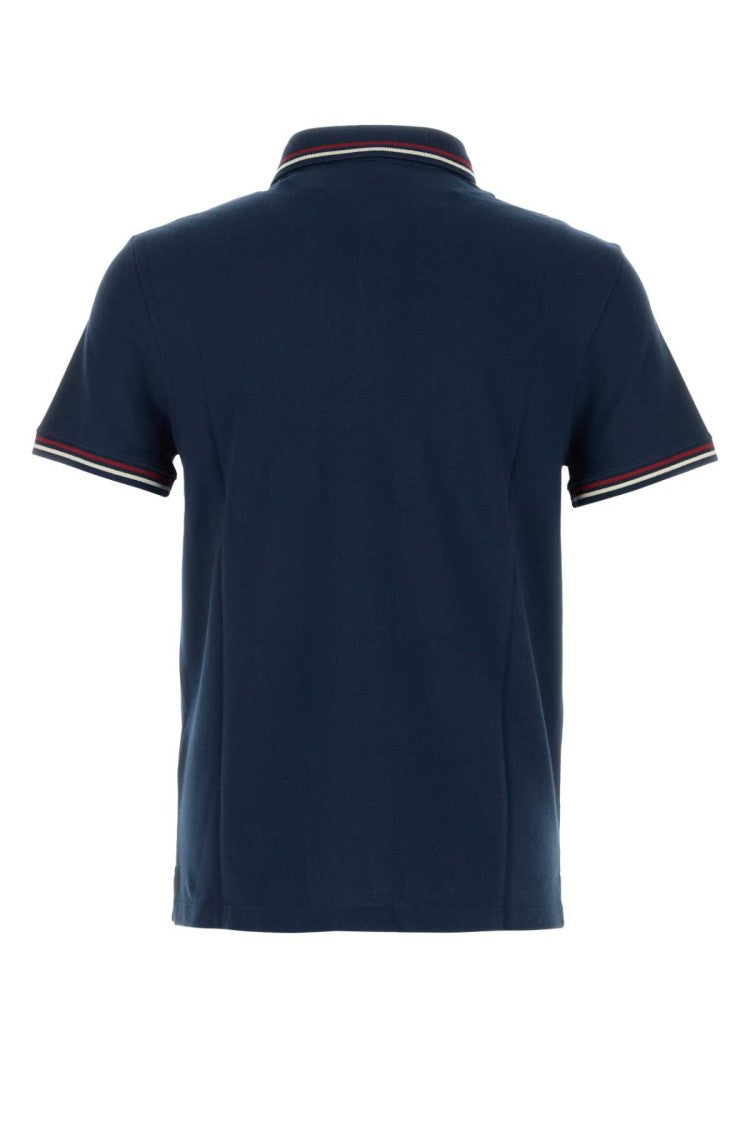 Valentino Garavani Blue Piquet Polo Shirt