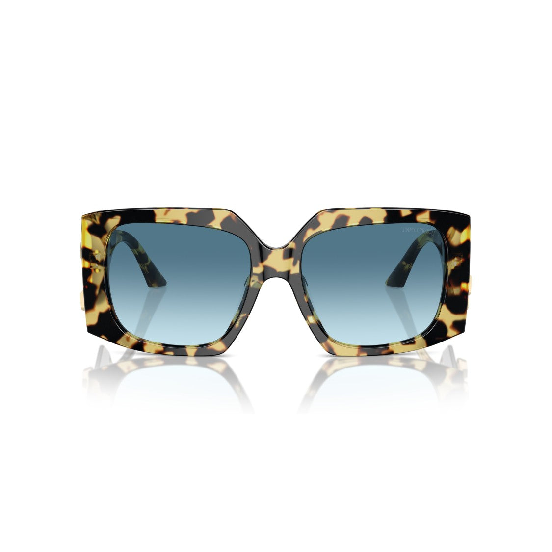 Jimmy Choo 0Jc5006u Oversized Tortoiseshell Square Frame Sunglasses