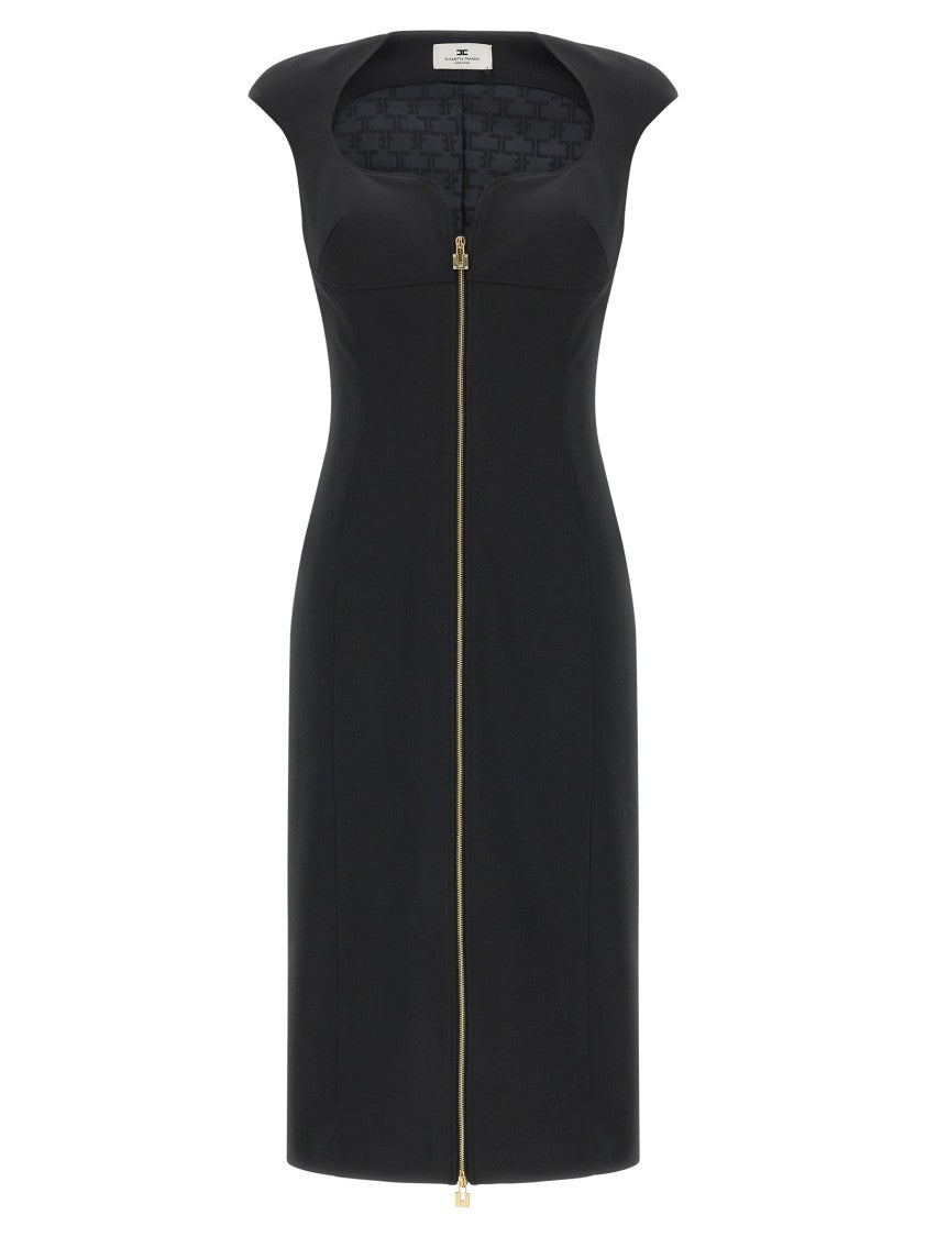 Elisabetta Franchi Heart-Shaped Neckline Dress