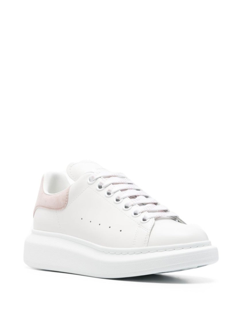 Alexander Mcqueen Minimalist White Sneakers With Chunky Sole