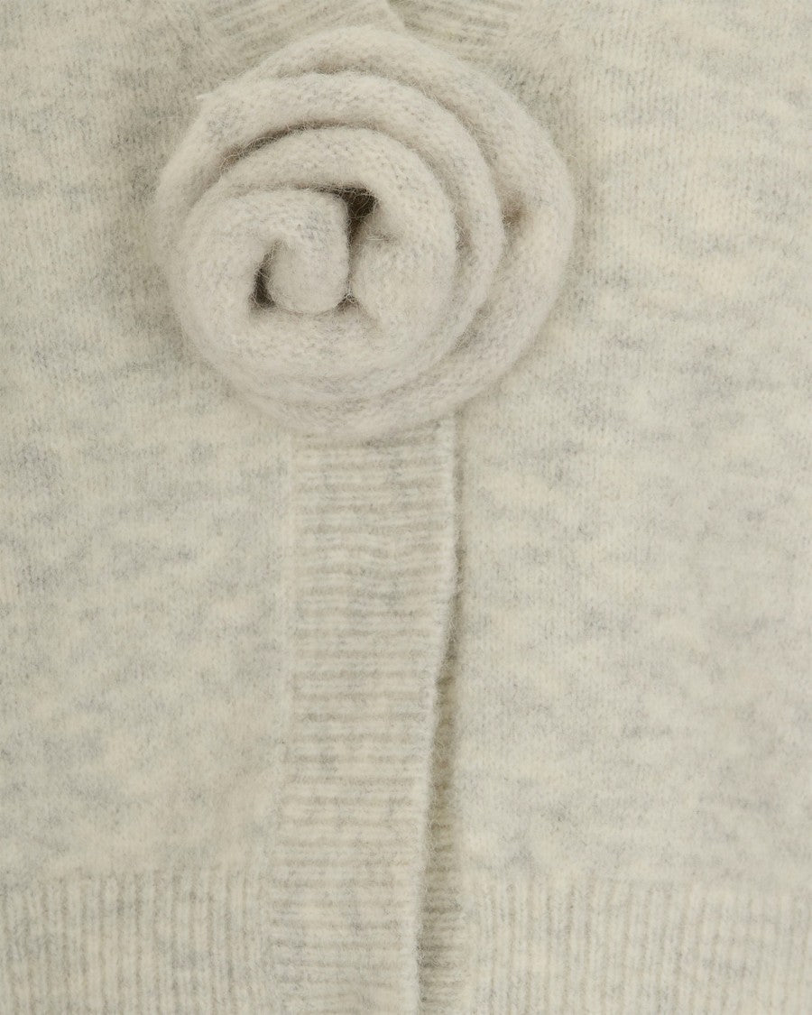 Rotate Light Grey Knit Cardigan