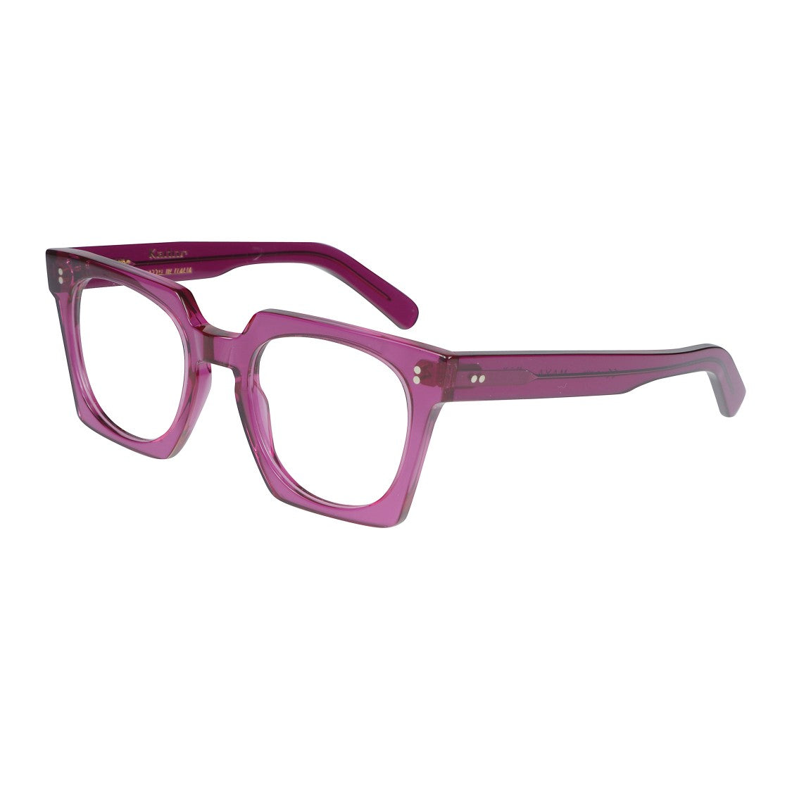 Kador Maya Oversized Square Frame Sunglasses With Translucent Purple Finish