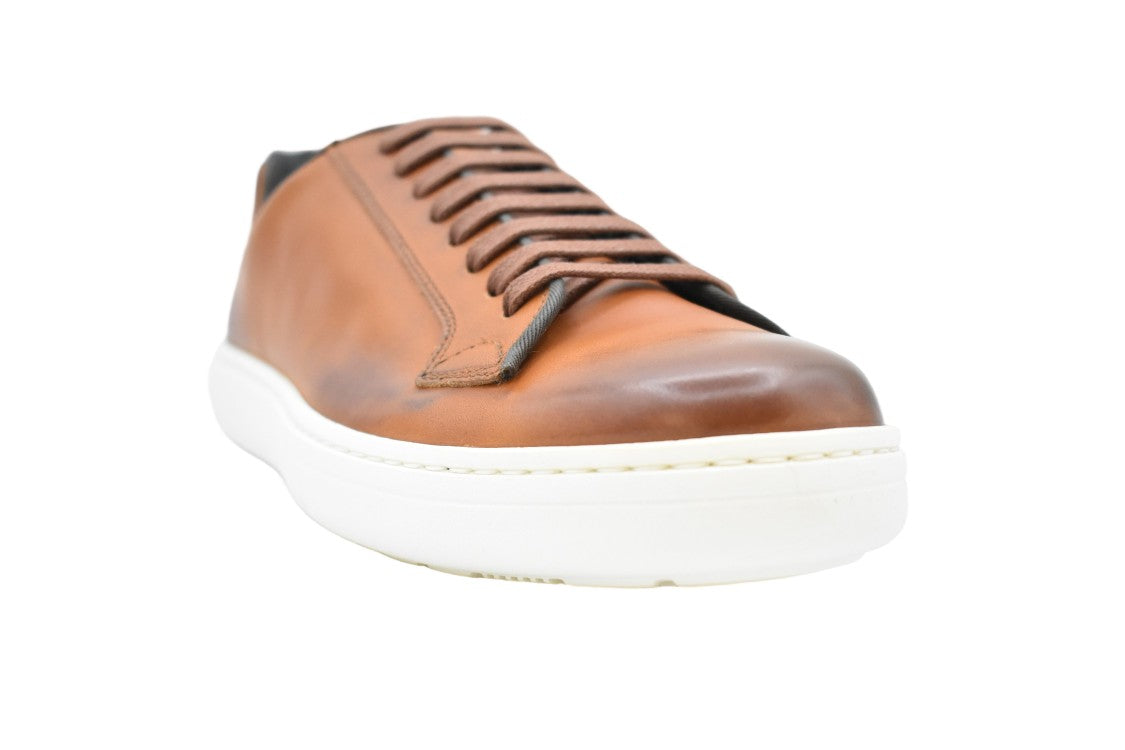 Church's Walnut Brown Leather Low-Top Sneakers