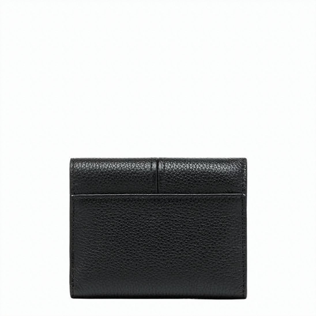 Maison Margiela Textured Calf Leather Tri-Fold Wallet With Distinctive Stitching