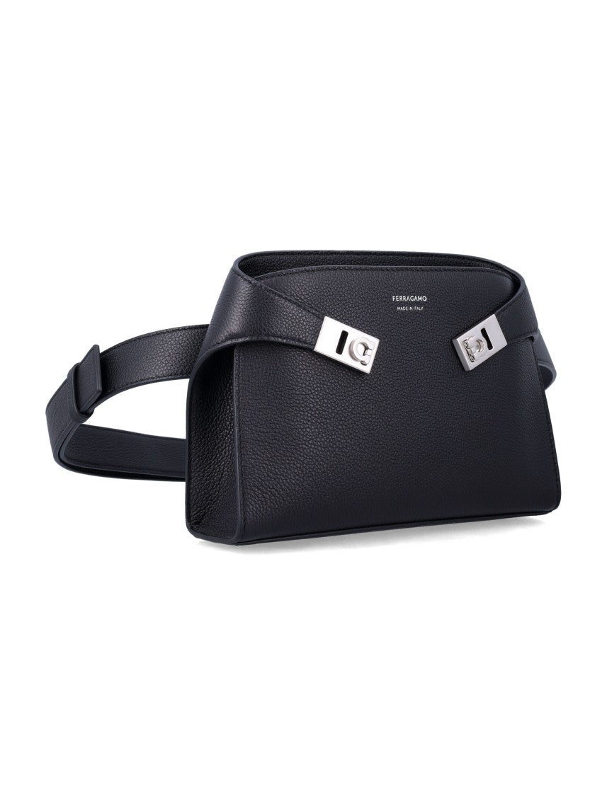Ferragamo Hug Leather Belt Bag