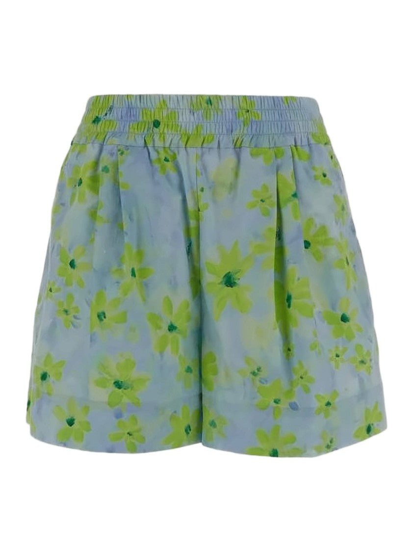 Marni Floral Pattern Relaxed Fit Shorts