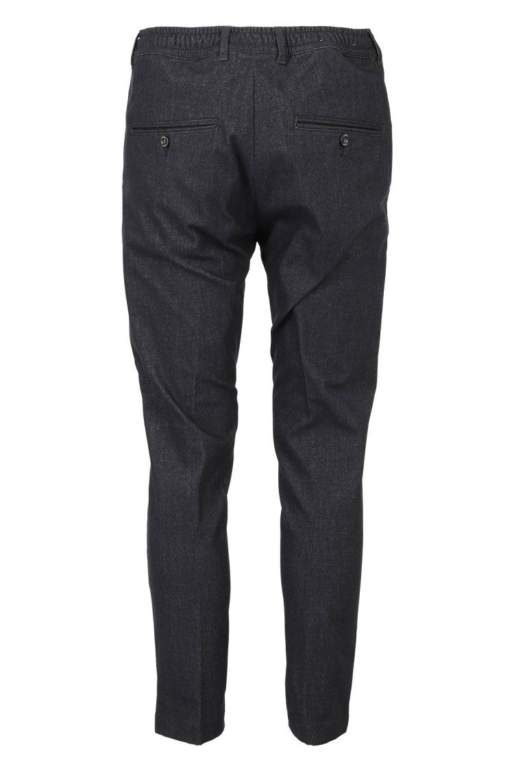 Cruna Tailored Navy Casual Pants