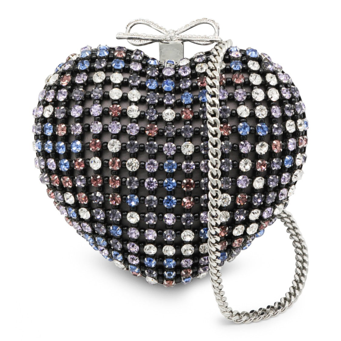 Self-Portrait Multicolor Embellished Clutch