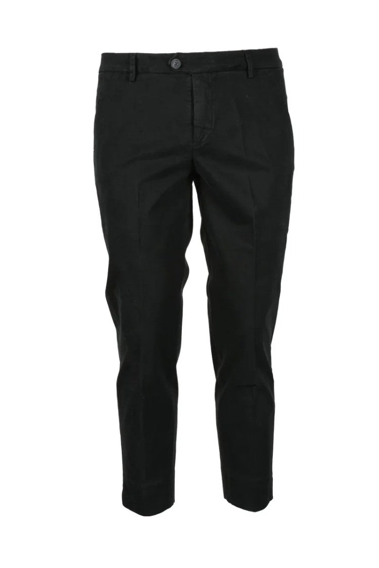 Bonheur Slim-Fit Cotton Stretch Trousers With Tailored Design