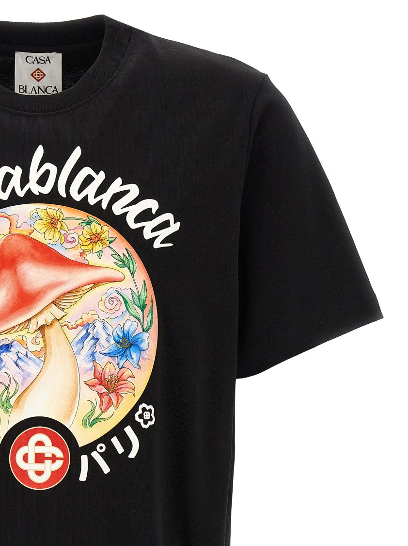 Casablanca 'Mushroom Emblem' T-Shirt