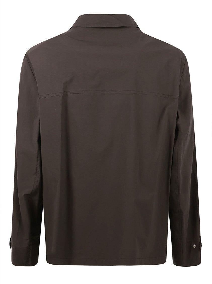 Brunello Cucinelli Tailored Brown Coat With Structured Collar