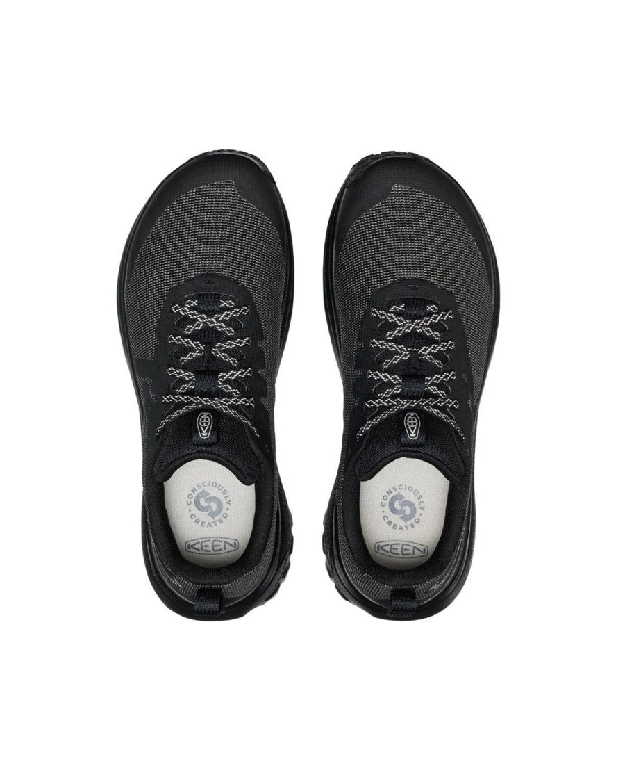 Keen Black Roam Low-Profile Mesh Trail Running Sneakers