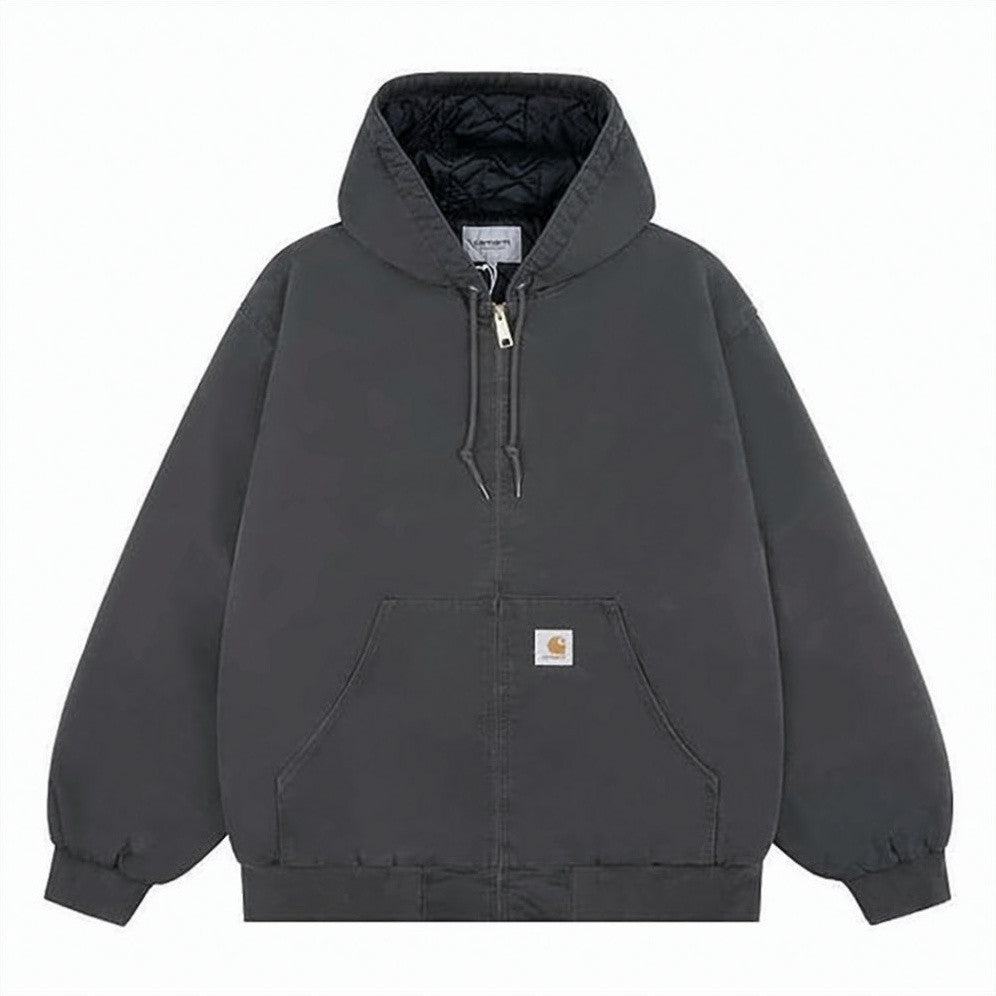 Carhartt Wip Hooded Half-Zip Jacket With Relaxed Fit