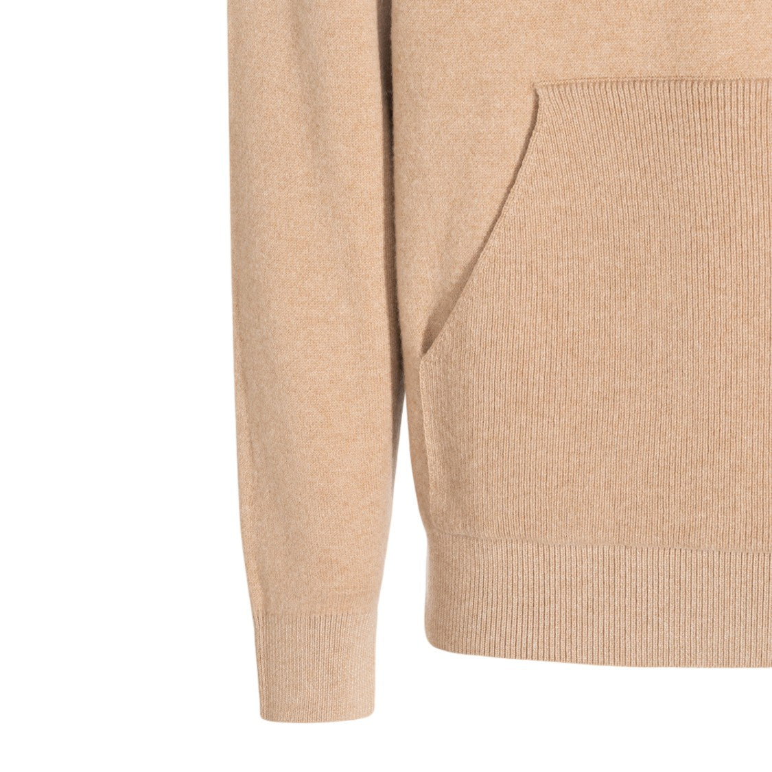 Canali Relaxed Fit Hooded Sweater With Kangaroo Pocket