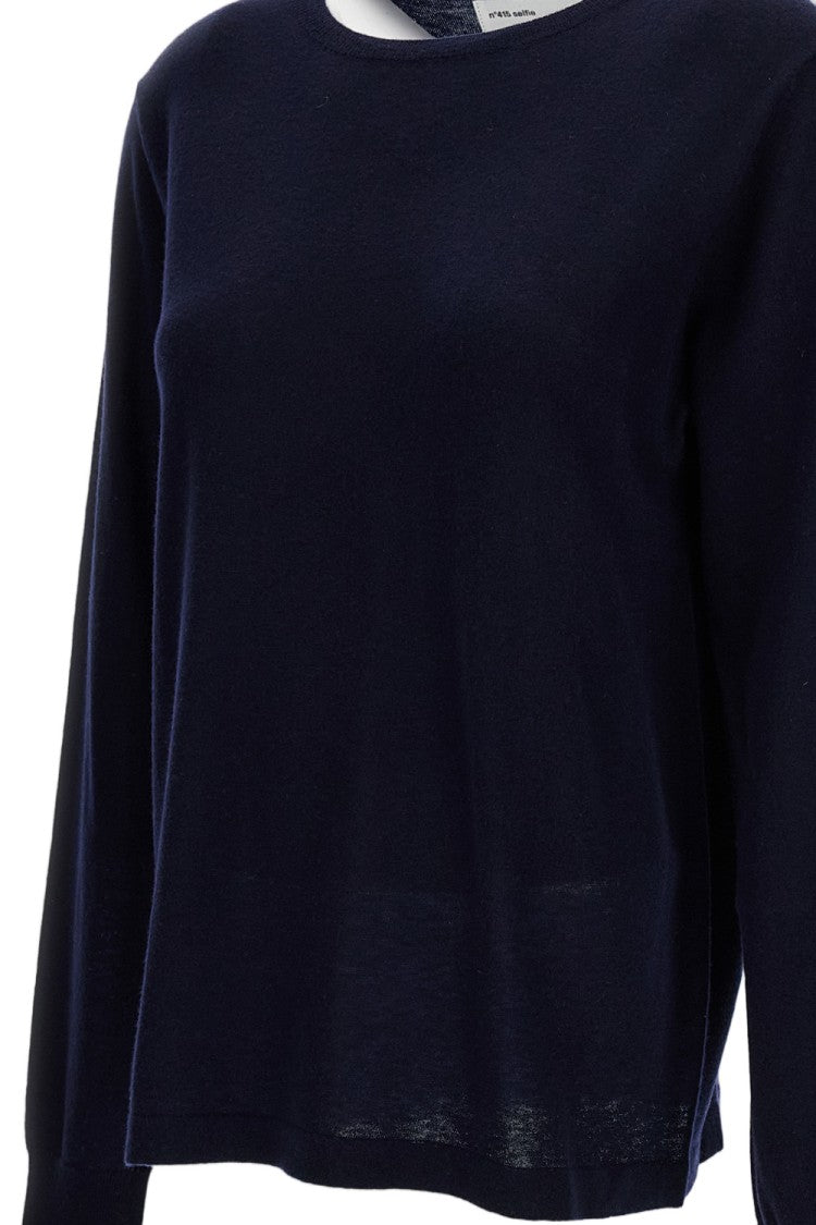 Extreme Cashmere Blue Navy N.415 Selfie Sweater