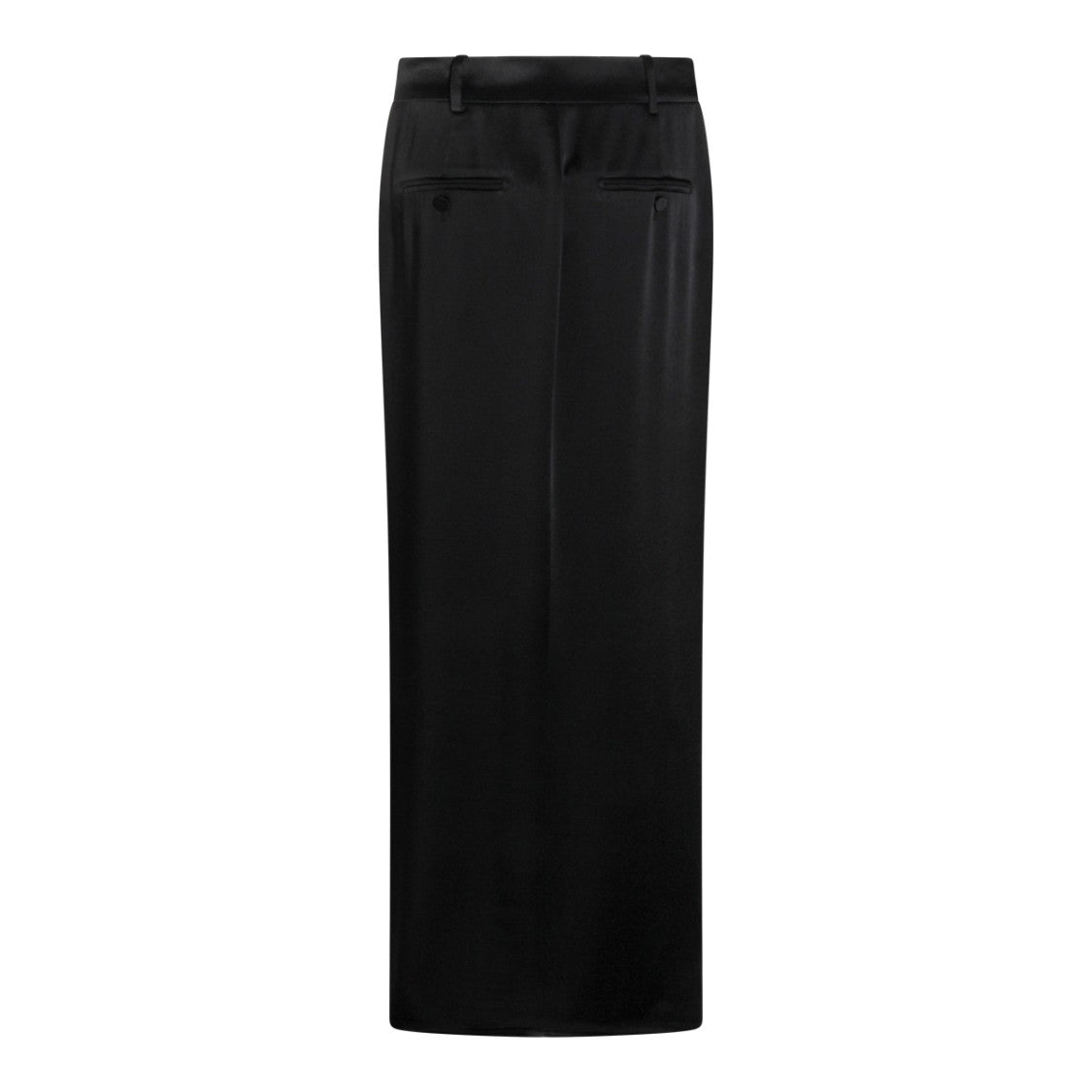 Tom Ford Long Black Skirt With Front Slit