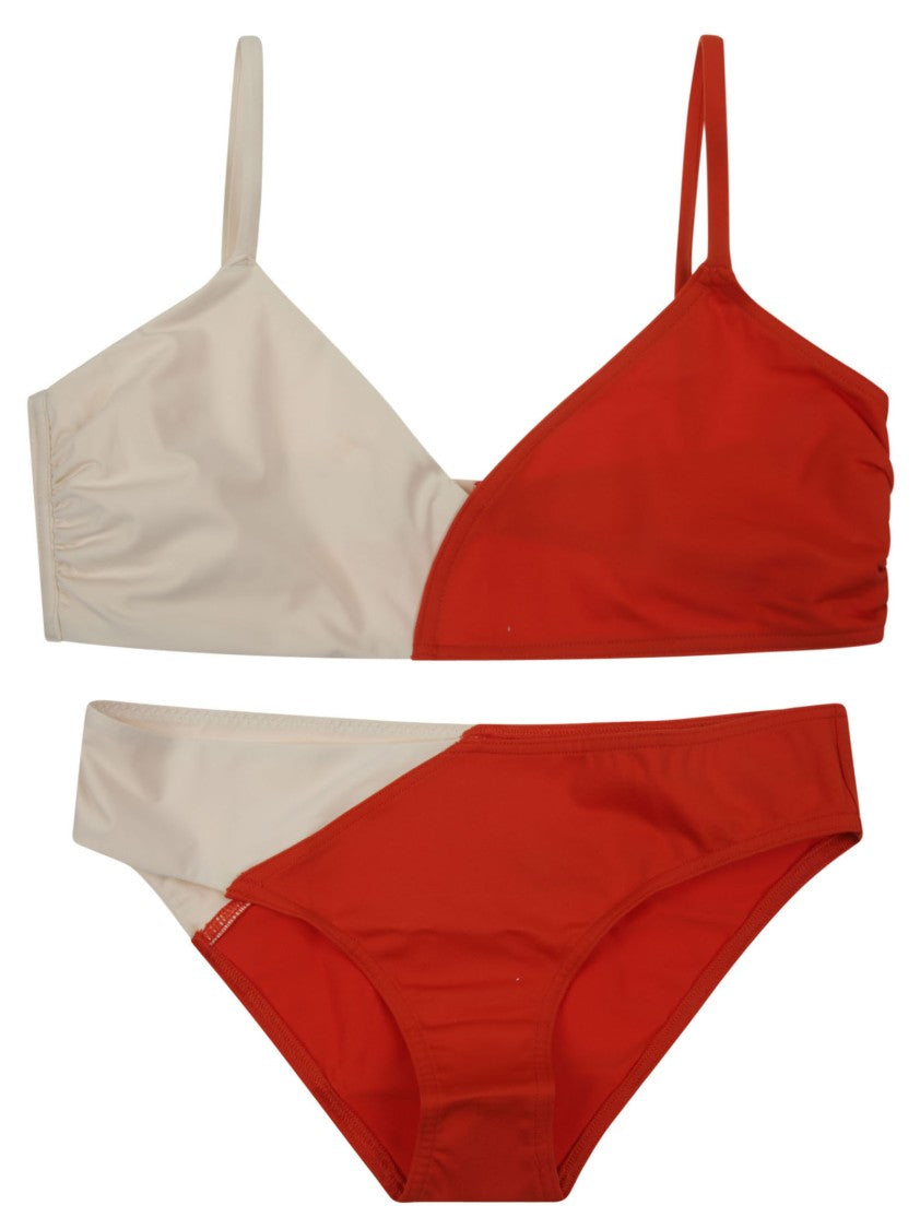 Eres Diagonal Color Block Smooth Bikini Bottom