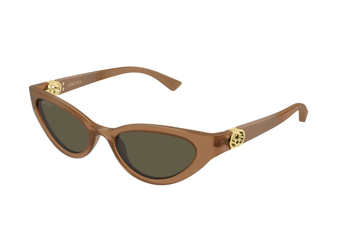 Gucci Glossy Brown Gg2194s Cat-Eye Sunglasses