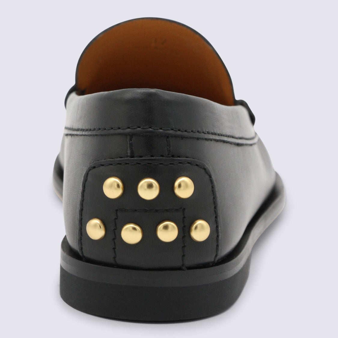 Tod's Black Leather Loafers