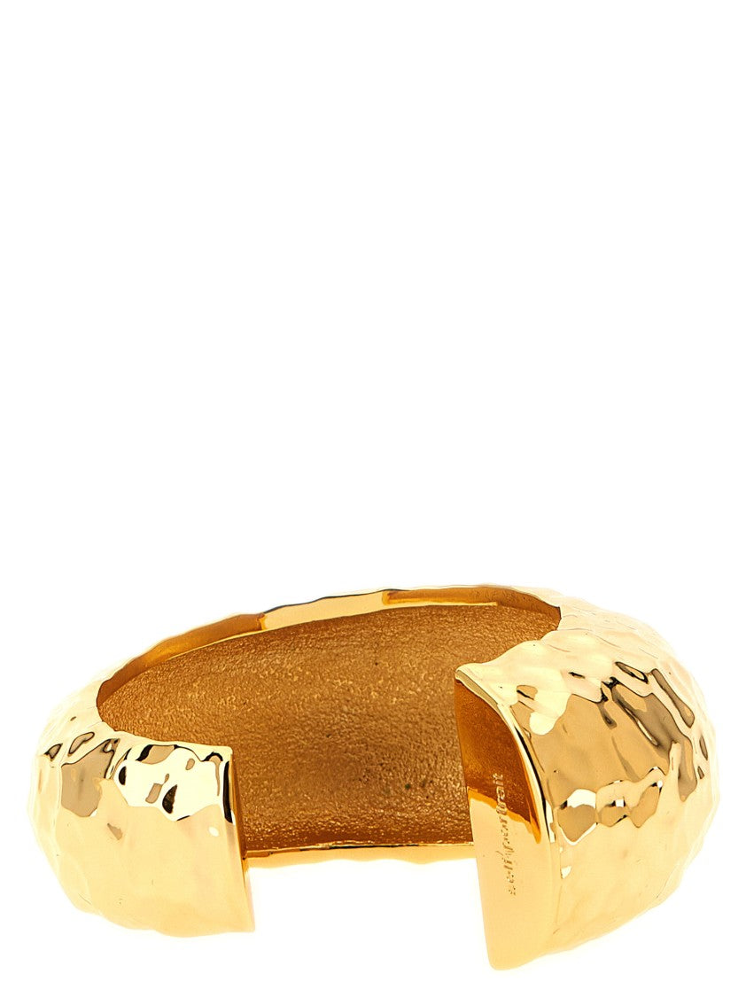 Self-Portrait 'Hammered Gold Cuff' Bracelet