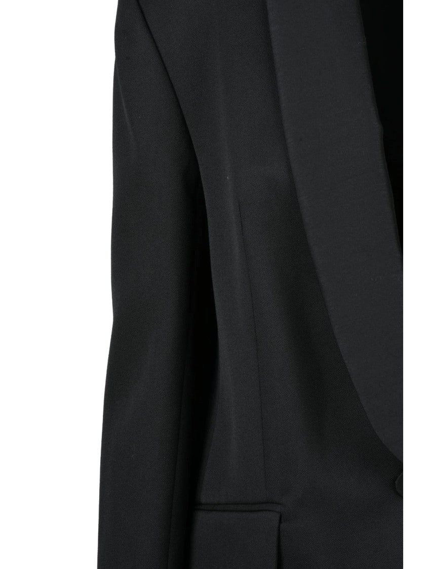 Zimmermann Black Wool-Blend Fitted Jacket