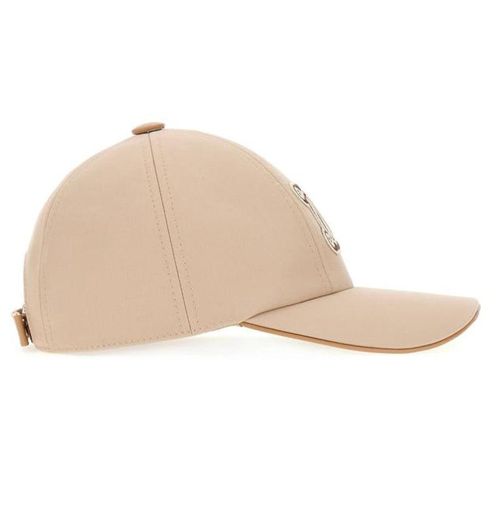 Max Mara Structured Cotton Baseball Cap With Embroidered Detail