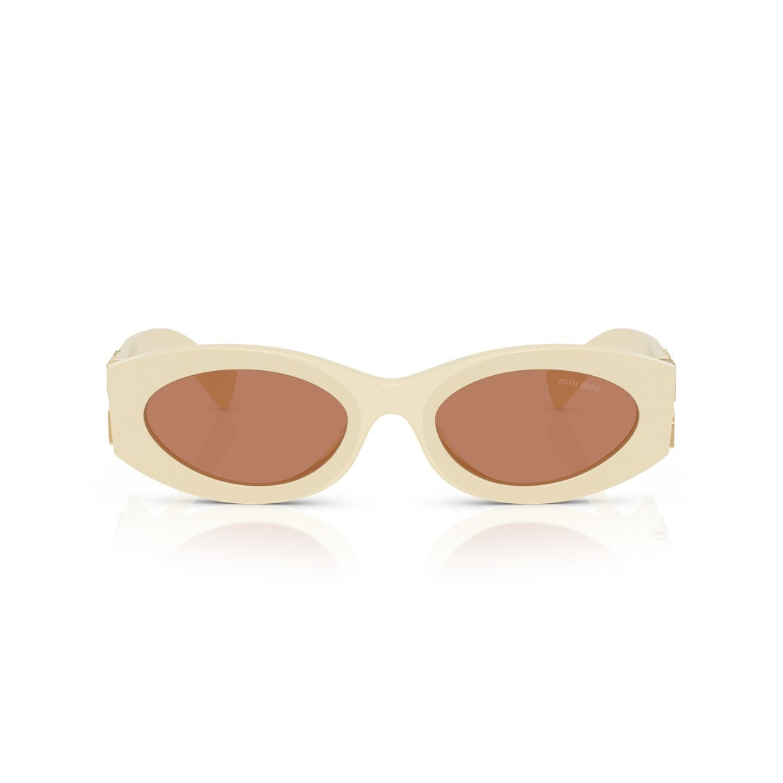 Miu Miu 0Mu 11Ws Elongated Oval Sunglasses