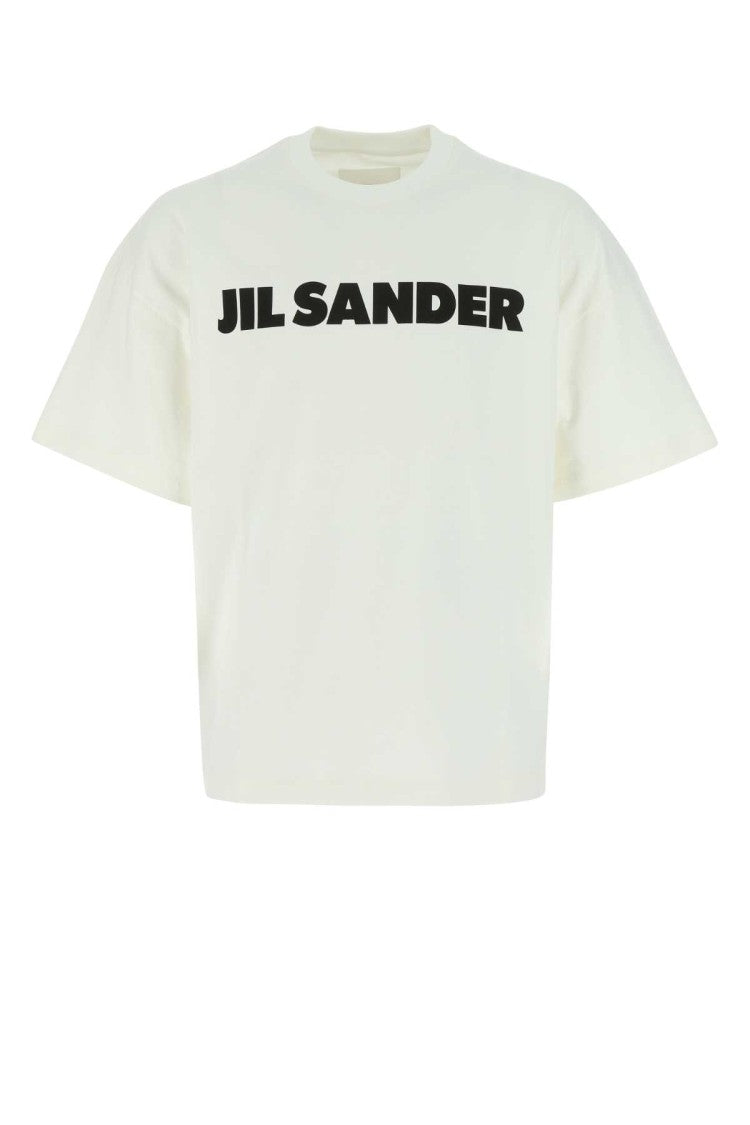 Jil Sander Ivory Cotton Oversize T-Shirt