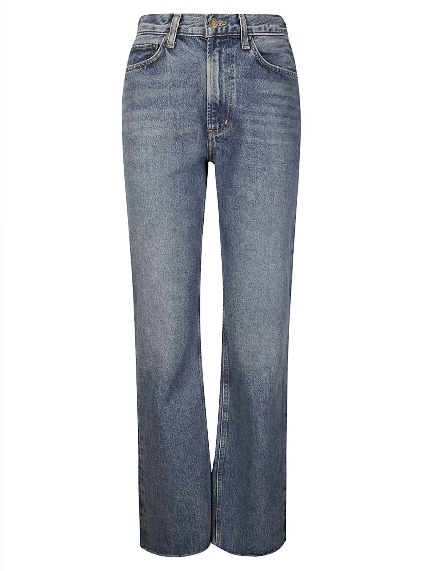 Agolde Flared Five-Pocket Jeans With Zip Closure
