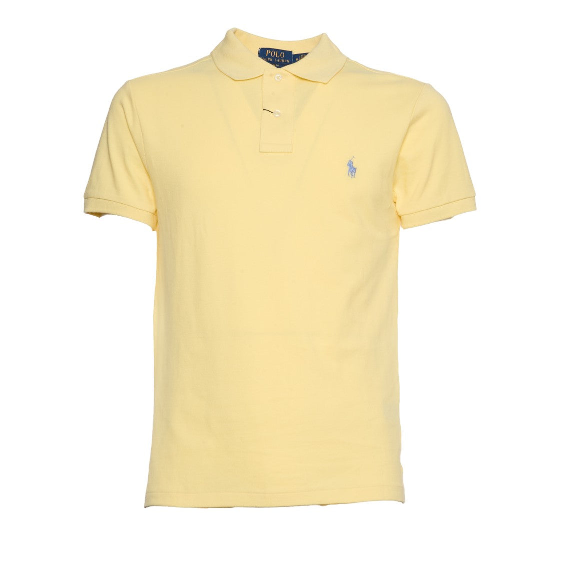 Polo Ralph Lauren Piqué Slim Fit Light Yellow Polo Shirt