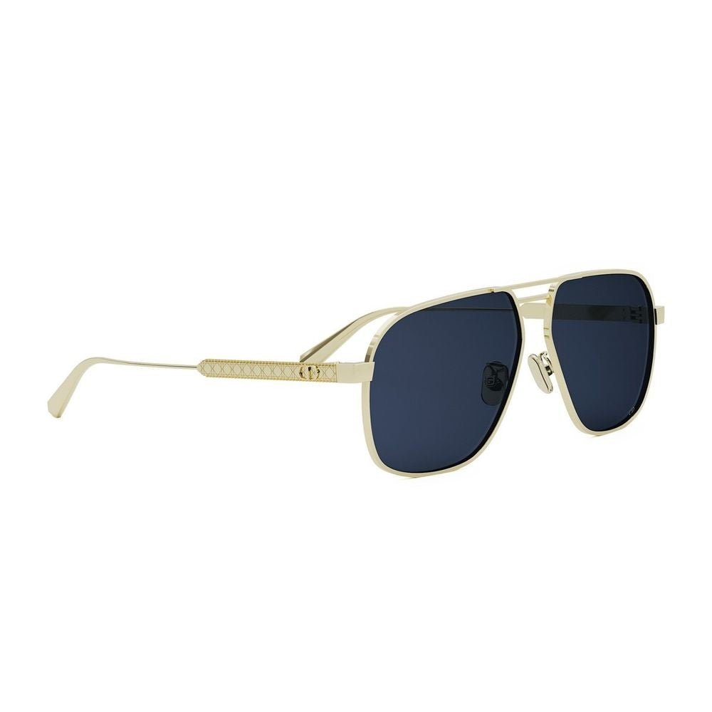 Dior Cannage A3u Oversized Pilot Sunglasses
