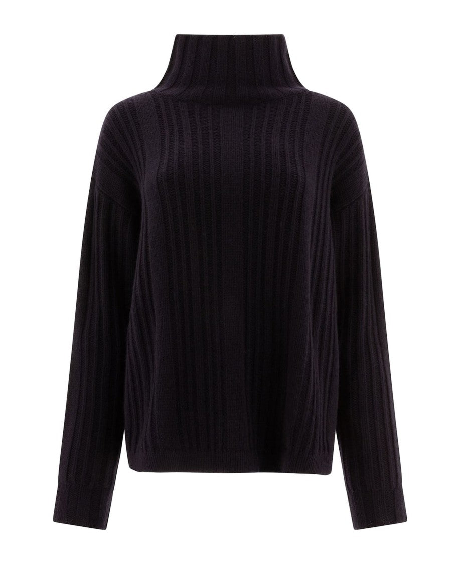 Max Mara Ribbed Knit Turtleneck Sweater
