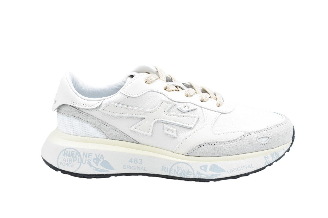 Premiata Retro-Inspired Suede And Leather Sneakers